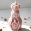3d Virgin Mary Candle Mold Non-Toxic Candle Making Mold Praying Virgin Mold Exquisite For Home Fragrance Religious Decor Gift