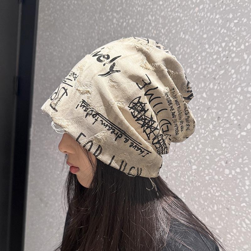Hip Hop Beanies Hats For Men Women Spring Summer Thin Unisex Streetwear Loose Style Hats