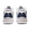 Asics Gel-Hoop V15 Round Toe Lace-Up Cushioning Mid-Top Basketball Shoes Men sneakers White Navy-Blue 1063A064-102