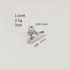 1PCS Stainless Steel Clip Food Bag Sealing Clip Reusable Heavy Duty Stainless Steel Clips Multipurpose Air Tight Seal Clip Office School  Home