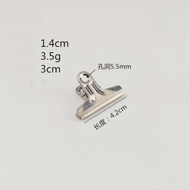 1PCS Stainless Steel Clip Food Bag Sealing Clip Reusable Heavy Duty Stainless Steel Clips Multipurpose Air Tight Seal Clip Office School Home