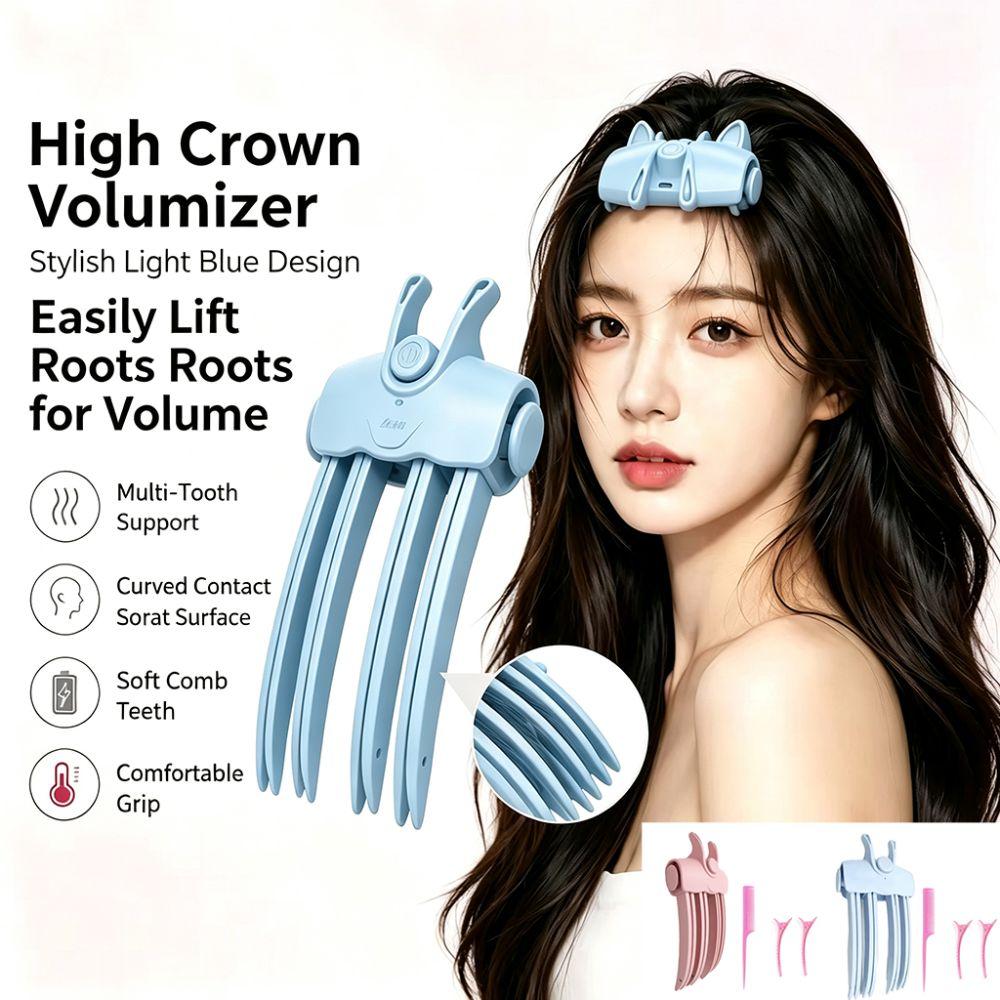 Portable Hair Root Volumizer Heating Fluffy Heated Hair Clip Volume Bangs Clip Daily Use