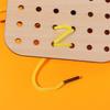 Creativity Montessori Wooden Rope Board Thinking Training Wooden Threading Rope Board  Social Games