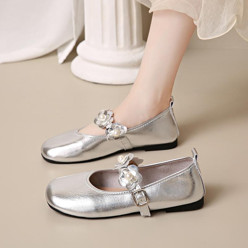 Lightweight and comfortable Plus Size Women's Shoes Comfortable Soft Bottom Decorated Summer Fairy Style Flats shoes