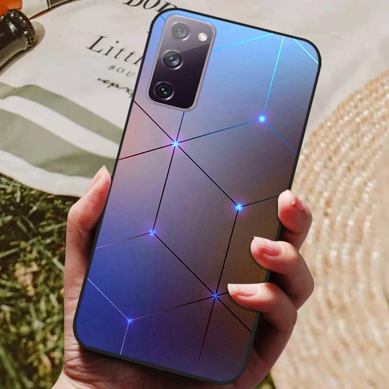 For Samsung Galaxy S20 FE S20FE Case Fashion Silicone Cover For Samsung S20 Fan Edition S20 Lite S 20 FE Phone Case Black Bumper