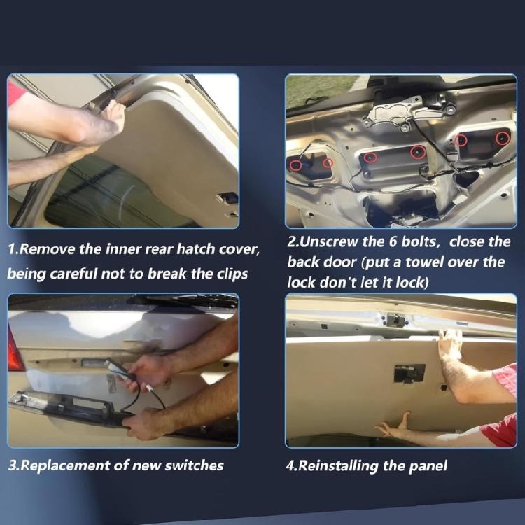 Convenient Trunk Release Button Tailgate Unlocking Handle Switch Simple Installation for 84840-08010 84840-21010 901-715