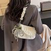 Imitation Pearl Bowknot Keychain Pendant Women Backpack Handbag Charm Lovely Heart Hanging Decoration Bag Phone Pendant