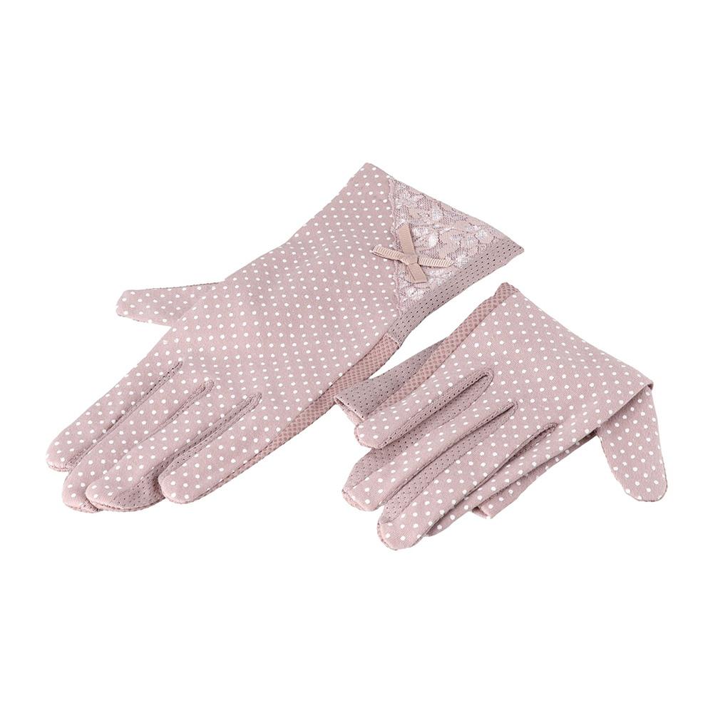 Women Spring Anti Uv Stretch Breathable Lace Gloves Sunscreen Gloves Driving Glove