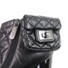 Great CHANEL Ankle boots black leather Women 36 G26164 Used