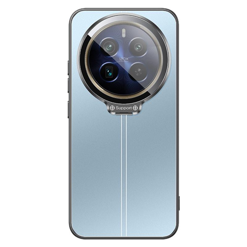 For Realme 12 Pro 5G/12 Pro+ 5G Case with Lens Kickstand Shockproof PC+TPU Phone Cover