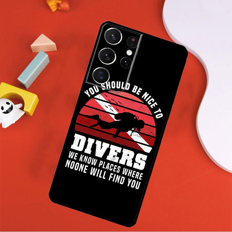Scuba Diving Quote Phone Case For Samsung Galaxy S25 Ultra S9 S10 S20 FE S21 S22 S23 S24 Plus S24 Ultra Cover
