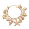 Süßes Süßes Seestern Muschel Muschel Armband für Frauen Neue Persönlichkeit Mode Perle Sommer Strand Schmuck Feiertagsparty Zubehör