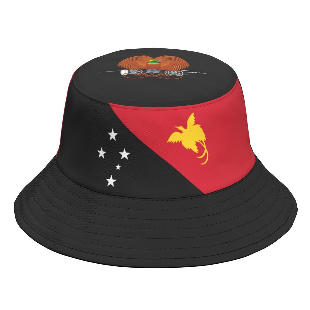 Papua New Guinea Free Custom Made Name Number Png Bucket Cap Nation Flag Pg Guinean Country College Print Photo Fisherman Hat