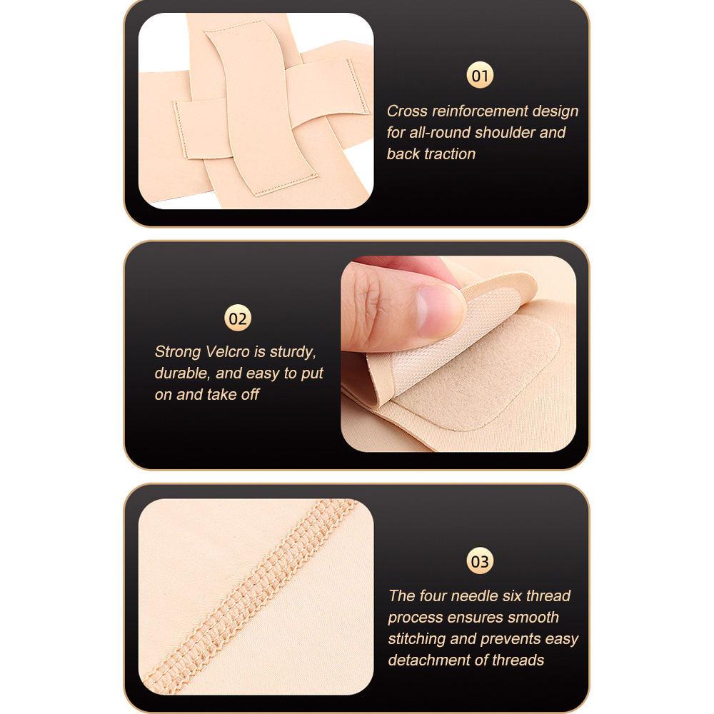 1Pcs Posture Corrector for Women and Men, Back Brace, Full Size Shoulder Brace for Mid Upper Spine Support, Neck, Shoulder, Back