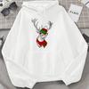 Harajuku Fleece Pullover Hoodie Christmas E Print Hoodies