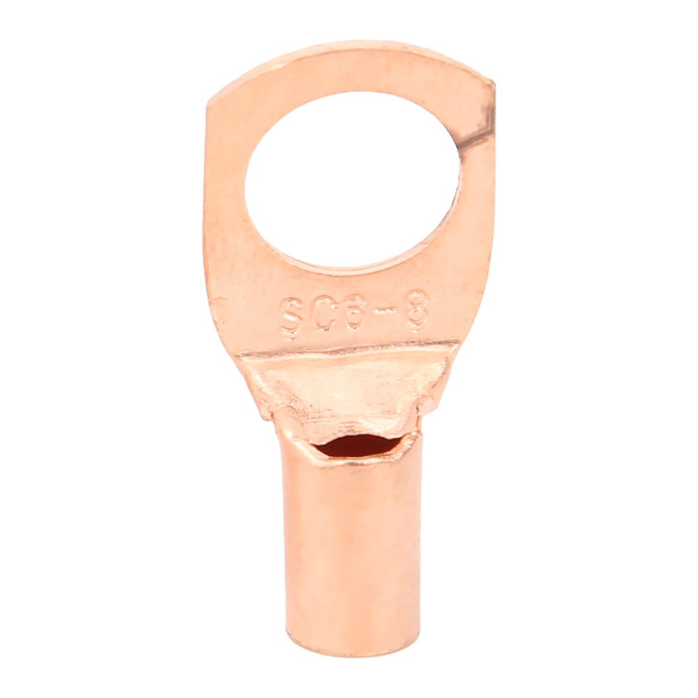 50Pcs Copper Ring Lug Terminal Cable ColdPressed Crimp Connectors Terminals Sc68