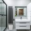 Garbage Can Sturdy Plastic Rubbish Bin for Dorm Living Room Kitchen Bathroom Car Hotel Use Large Capacity Convenient