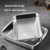 Cooker King 304 Stainless Steel Rectangular Serving Tray