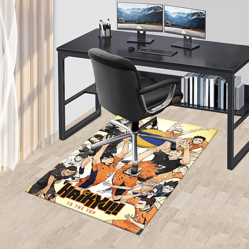 

1pc Haikyuu!! To the Top - Anime Volleyball Team Chair Mat, Seasonal Gift for Office and Home Decor, Anti-Slip Carpet with Kageyama Tobio Design.O100 60cm by 90cm