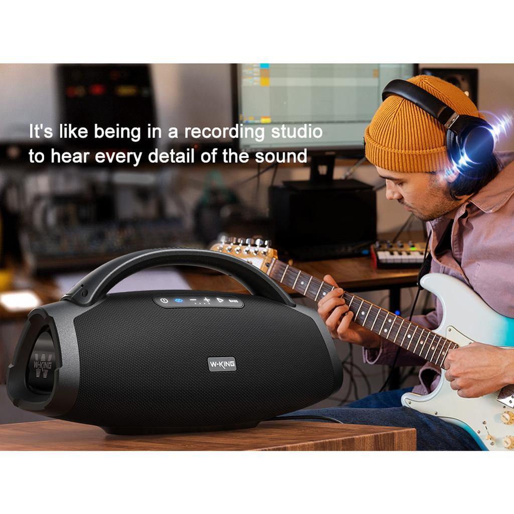 W-KING X20 200W RMS Portable Bluetooth Speakers Massive Bass Party Boombox IPX7 Waterproof Speaker Large Loud Outdoor Speaker