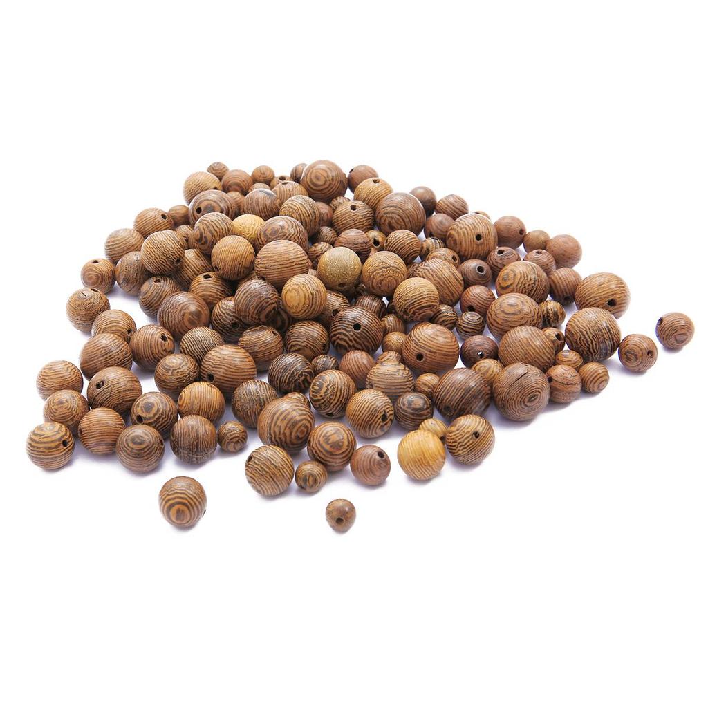 20-100Pcs Stripe Round Loose Beads For DIY Accessories Bracelet Necklace Jewelry Making