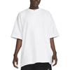 Nike Sportkleding Circa Effen Logo Ronde Hals Trui Los Kortemouw T-shirt Heren Tops Wit DX0188-100