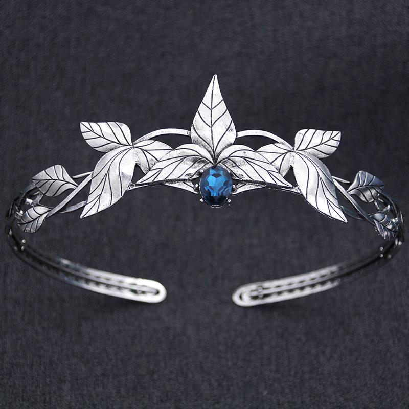 Vintage Baroque Green Crystal Tiaras Crown Princess Queen Diadems Wedding Bridal Hair Accessories Party Prom Hair Jewelry