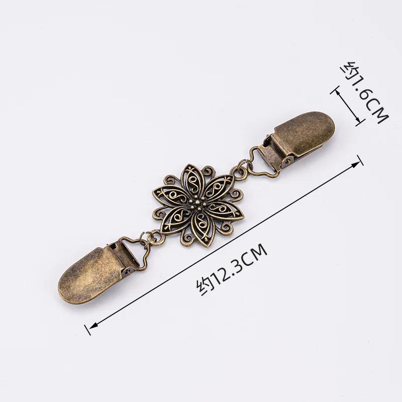 2 pcs of clothes clip brooch clip vintage clothing sweater cardigan shawl dress brooch clip shirt clip girl ladies