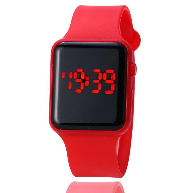 Durable Watch Sports With Stainless Steel Clasp Pu Case And Silicone Strap
