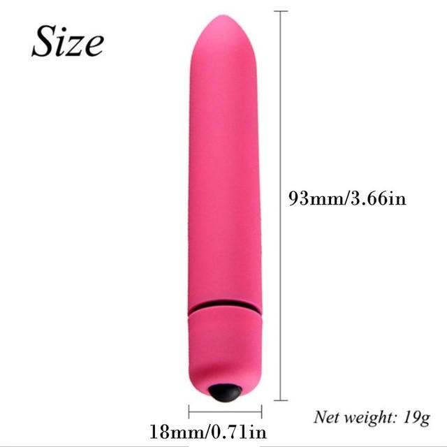 12 Colours Mini  10 Speeds Discreet Vibrations Bullets