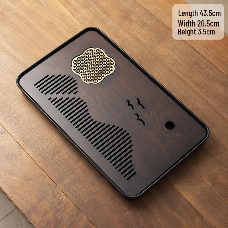 

GOWKE Natural Bamboo Draining Tea Tray