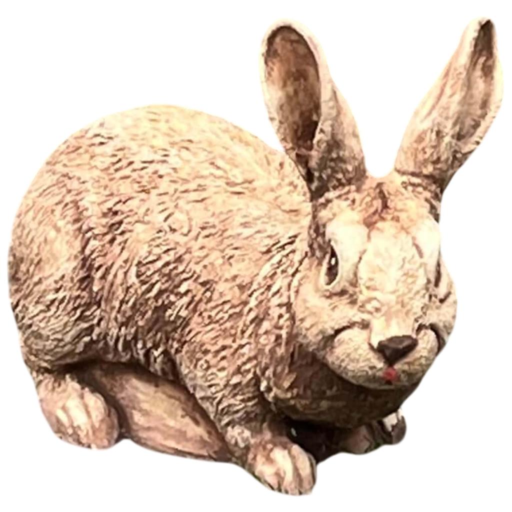 Adorable rabbit statuette - perfect garden decoration