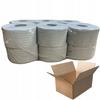 Jumbo-Toilettenpapier Grau Recyclingpapier 100M 12 Stück Ökologisch 1200M