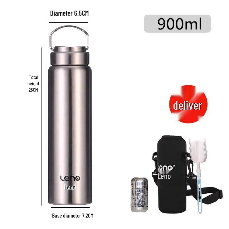 Linuo 900ml 316 Stainless Steel Water Bottle with Tea Infuser