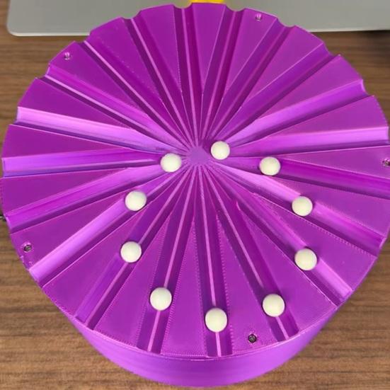 Pinball Elevator Stress Relief Toy 3D Printed Marble Motion Figurine Moving Bead Fidget Toy Home Office Desktop Decoration