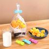 10/20 Stück Lebensmittelbeutel-Pommes-Clips, Luftdichter Brotbeutel-Clip, Feuchtigkeitsbeständiger Frischeerhaltungs-Clip, Federverschluss-Clip, Für Milchpulverbeutel, Kunststoff- und Snackbeutel