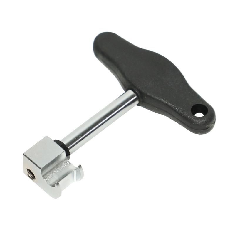 Manual Hose Clamp Release Tool with T Handle Control and Removable Head for Coolant Hose Care, Intake System Disassembly and Narrow Engine Bay Work