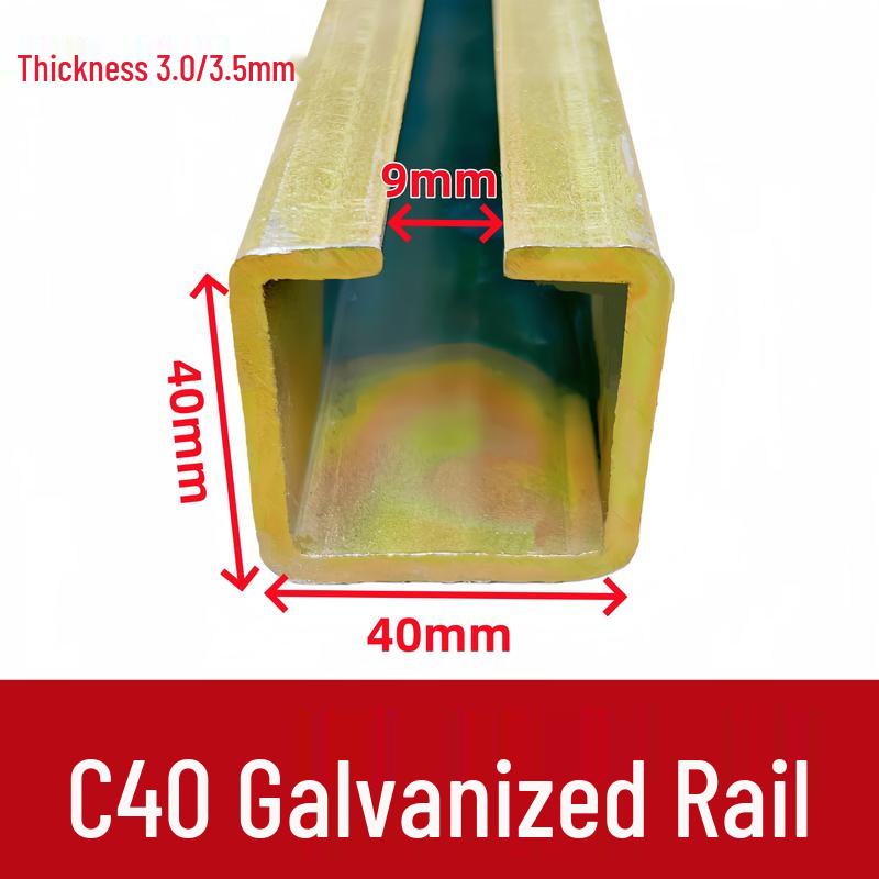 

C40 Galvanized Track for Truck Tarpaulin Systems