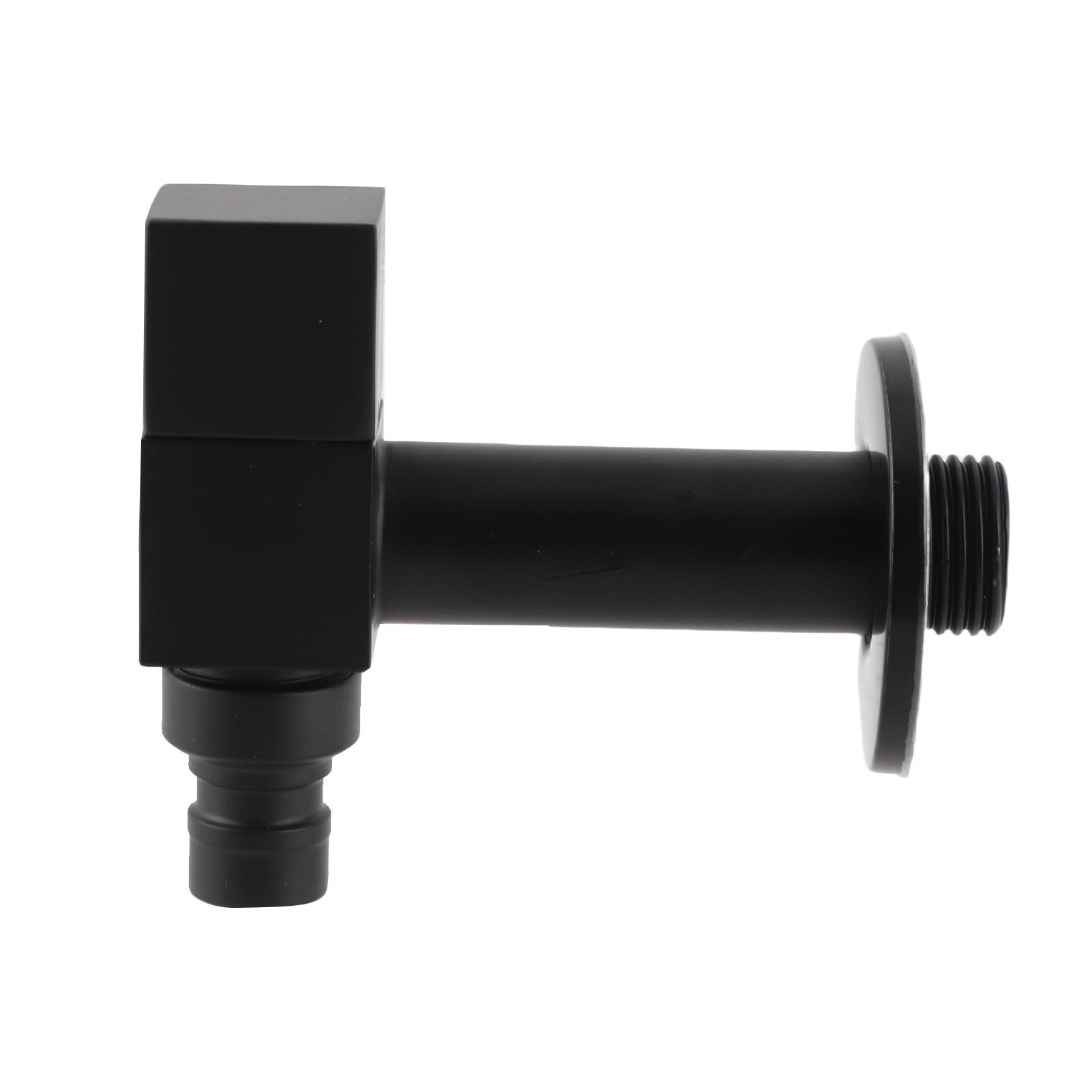 G1/2 Water Faucet Full Copper Single Cold Faucet Washing Machine Tap Hardware Fitttings Washing Machine Tap Water Faucet чёрный