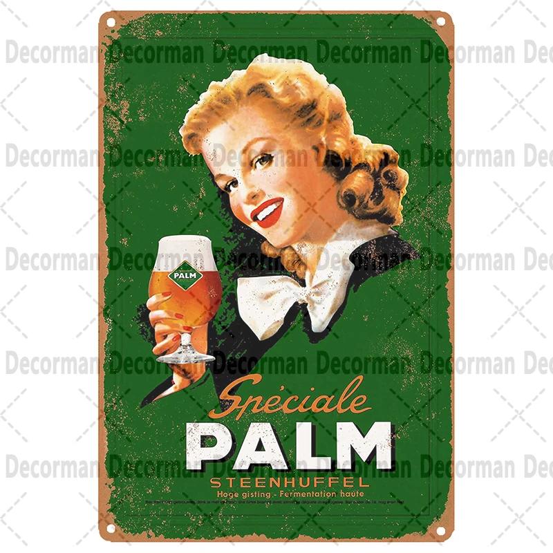 [ Mike86 ] Birra Belga PALM FILOU Cartello Metallico Poster Pittura Negozio Pub Decorazione LTA-3187 20*30 CM decoro vintage