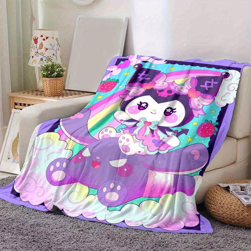 1pc. Cute Kawaii Cat Print Blanket - Perfect for Home, Office, Outdoor Use, Gift Idea, Suitable for All Seasonsz041757