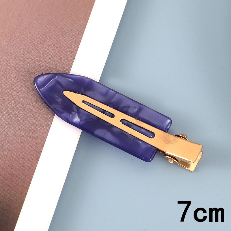 Japanese & Korean Style Seamless Metal Hairpin - Frosted Women's Bangs Side Clip