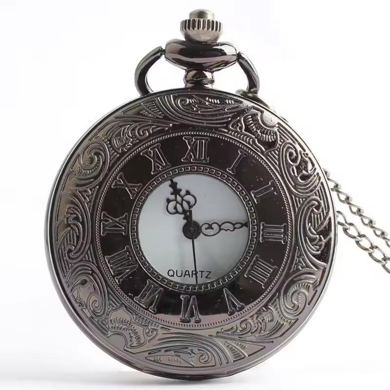 S Classic Antique Vintage Quartz Roman Vintage Pocket Watches