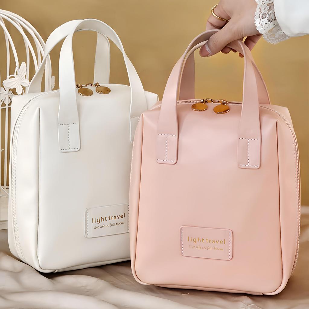 Storage Bag Organizer Handheld Makeup Bag Portable Large Capacity Cosmetic Storage Pouch Travel Toiletry Bag