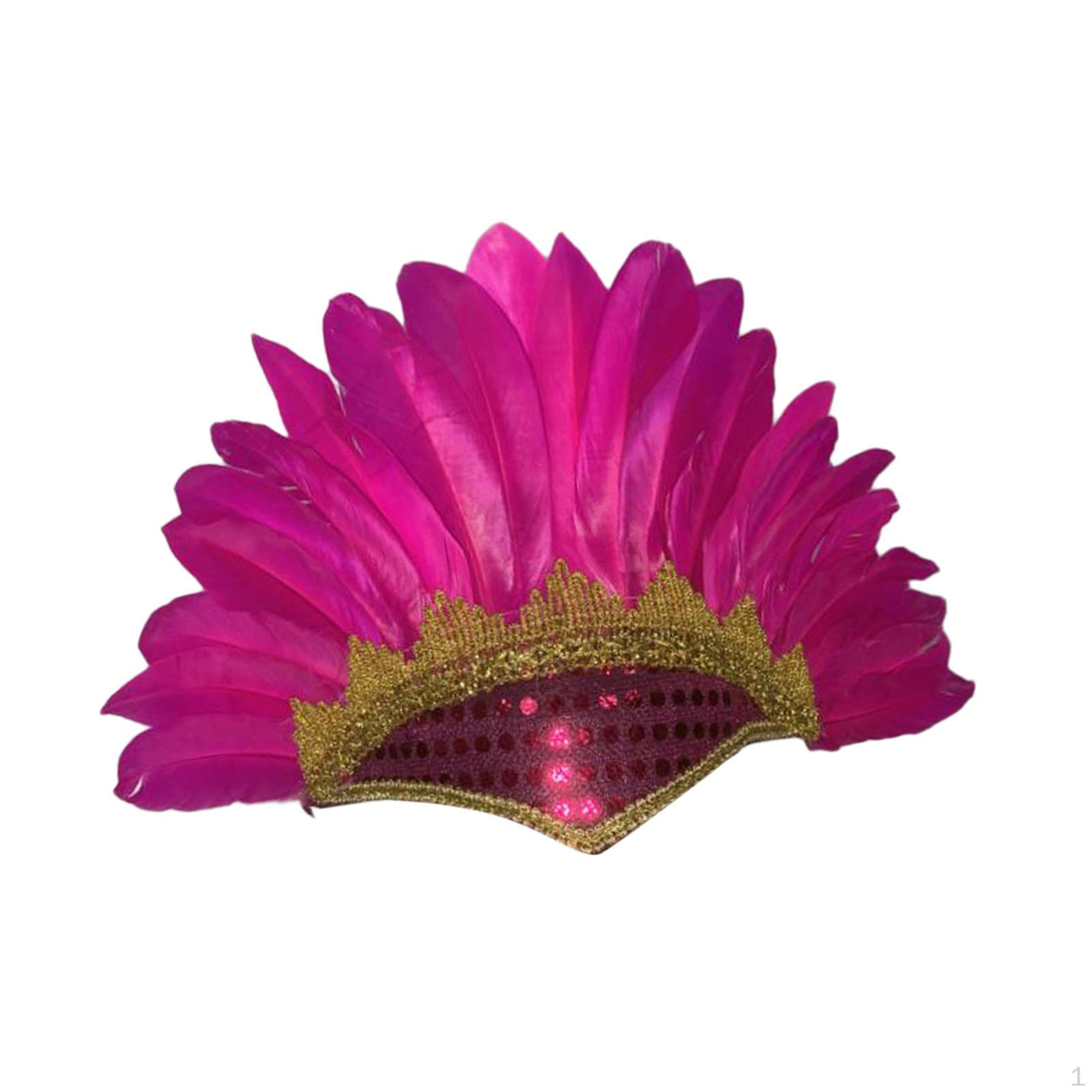 

Головной убор с перьями для костюмированных вечеринок и фестивалей