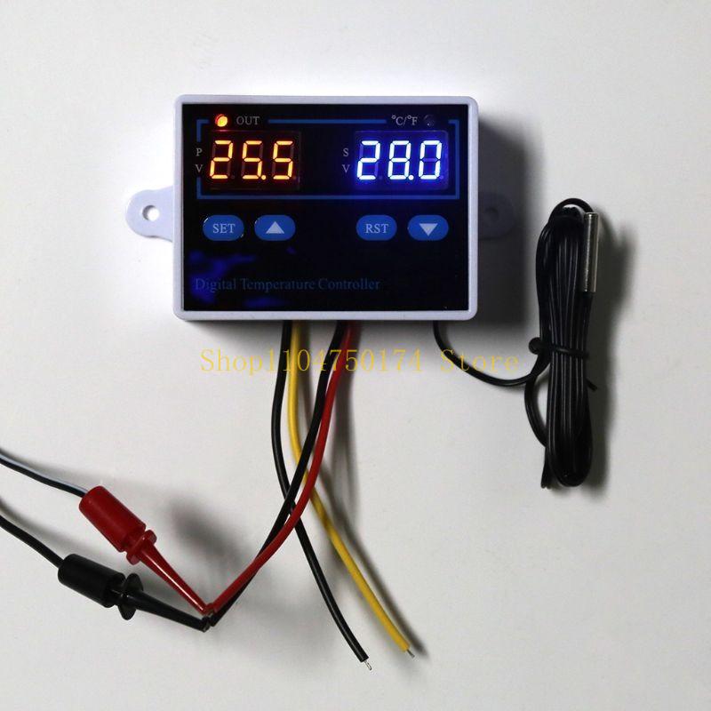 Probe Line 10A Digital Temperature Control LED Display and Centigrade Thermostat Instrument AC110-220V top sale