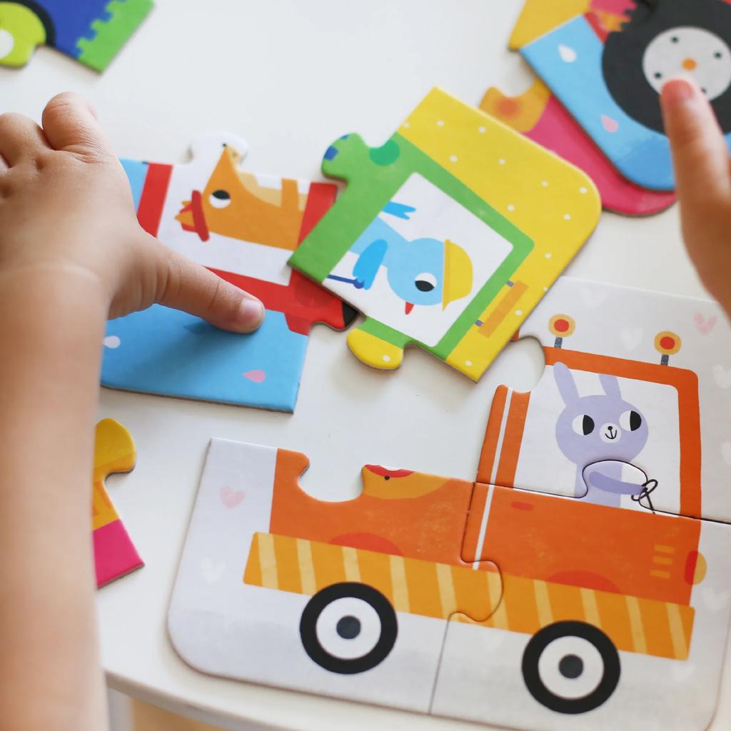 On-the-Go Puzzles. Vehicles 2+