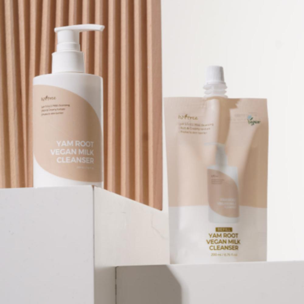 

Isntree Yam Vegan Milk Cleanser 220ml + 200ml Refill Gentle Hydrating Vegan Milk Cleanser Set