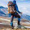 Outdoor Folding Trekkings Pole Portable Walking Hiking Telescopic Stick Lightweight Camping Climbing Trekking Stick Sports Acces