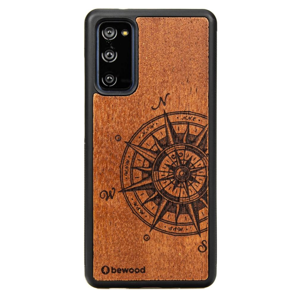 Wooden Case for Samsung Galaxy S20 FE traveler merbau
